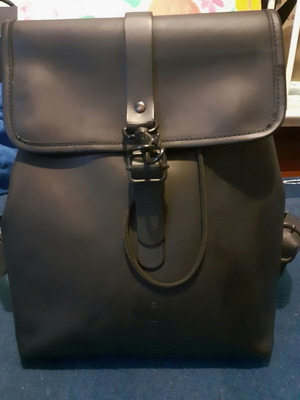 Rains backpack black waterproof used