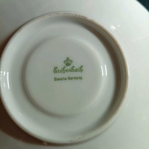 Vintage Eschenbach Germany espresso set with 6 cups and saucers, 1990