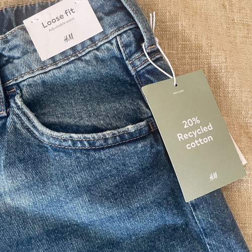 H&M denim shorts new, blue, size 152 cm for 11-12 years old