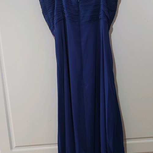 Evening dress blue, like new, sizes M to XL
