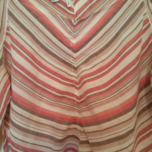 Mango shirt used, striped linen, 3/4 sleeve, size M