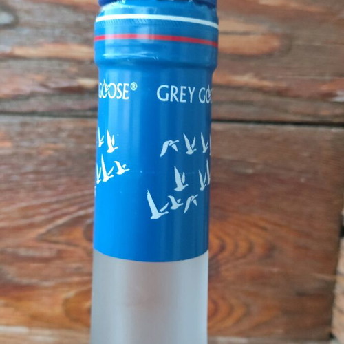 Grey Goose bottle used for collectors and crafts
