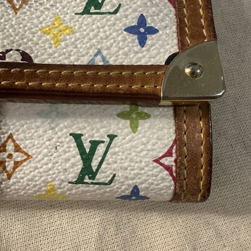 Louis Vuitton Limited Edition Murakami Multicolor Mini Wallet like new