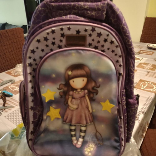 Sandoro school trolley bag used with laptop compartment