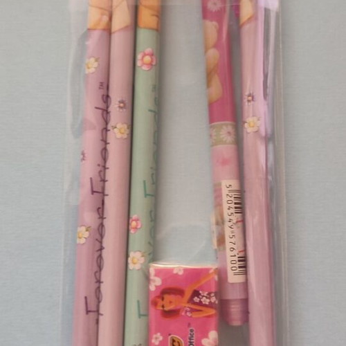 SET of 4 Graphite Pencils Forever Friends +1 Magic Pencil and a FREE eraser