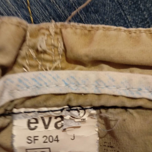 Mini denim skirt Eva by Moritz like new, with cargo pockets