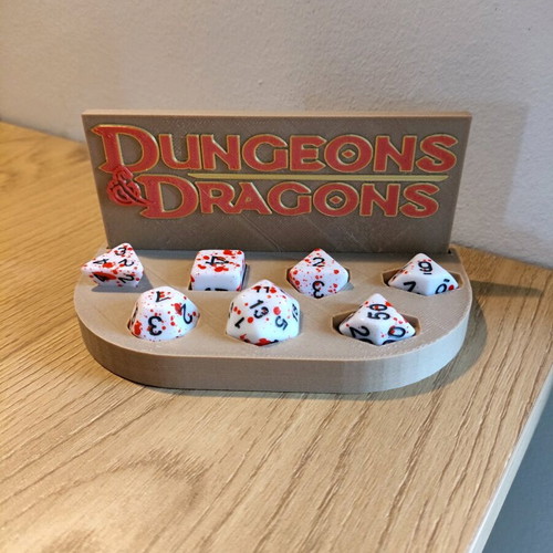 DnD βάση ζαριών καινούργιο προϊόν 3d εκτύπωσης