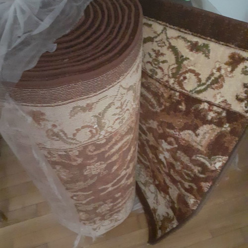 Wool rug used, runner 8.00x0.80