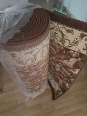 Wool rug used, runner 8.00x0.80