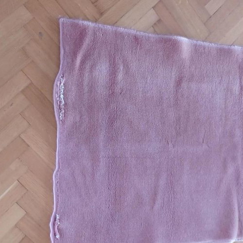 Wool runner rug used, length 2.40m with free pair 1.34m