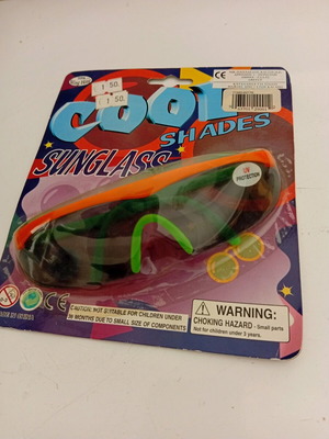 Cool Shades sunglasses new, plastic, green and orange