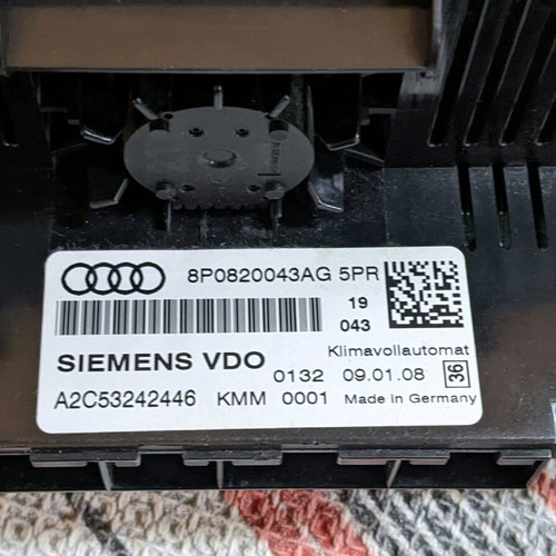 Audi A3 8P air conditioning console like new for 2 din