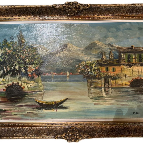 Signed Oil Painting in Classic Frame like new