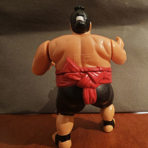 WWF Hasbro Yokozuna figure used, Giants of Catch