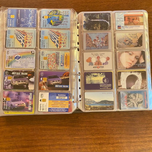 Phone cards set of 420 pieces like new with album