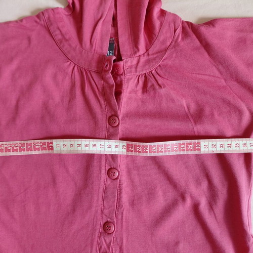 Zara Girls' Cotton Dress coral 11-12 years like new