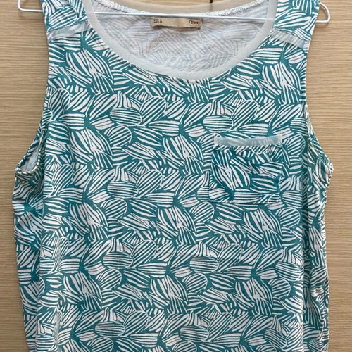 Sfera cotton t-shirt new, size L, green and white