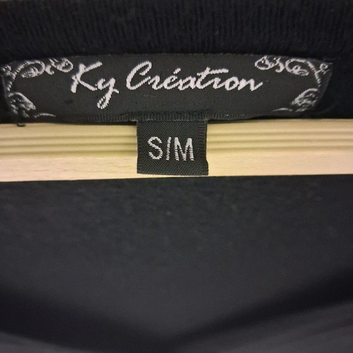 Ky Creation women's cardigan S/M used, black with lace
