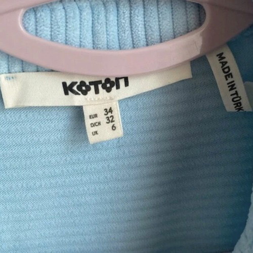 Koton blue jacket, XS size, turquoise