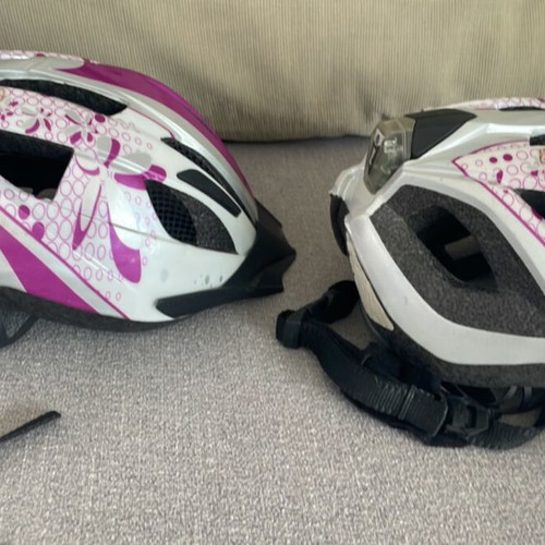 Children's Bicycle Helmet for Girl with Light used