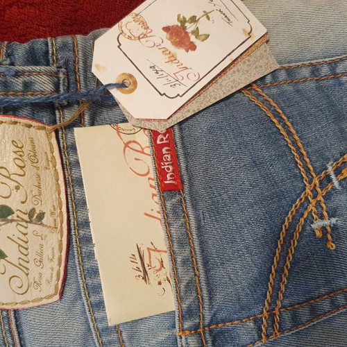 Indian Rose women's denim shorts XS new, blue