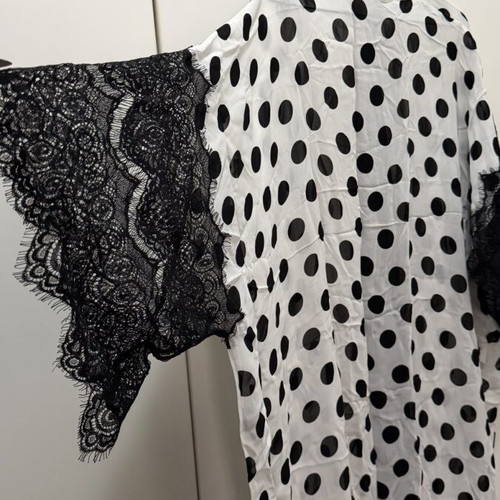 Kimono Elena Chalati like new, black and white