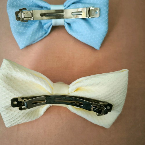 Large hair bows with clips new, set of 2 pieces
