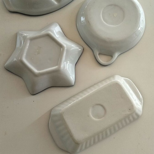 Vintage Ceramic Serving Set 4 Pieces 1980 like new