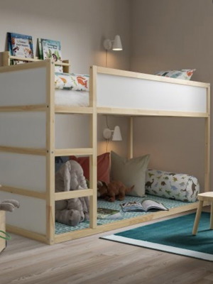KURA loft bed like new