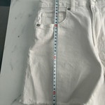 H&M λευκά τζιν σορτς μεταχειρισμένα, μέγεθος 38, στενή γραμμή