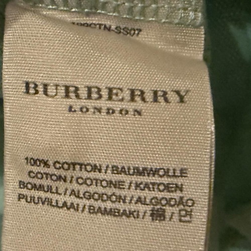 Burberry Polo XXL Light Green Like New