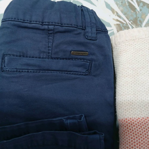 Set of pants and sweater for 3-year-old boy like new, dark blue and multicolor