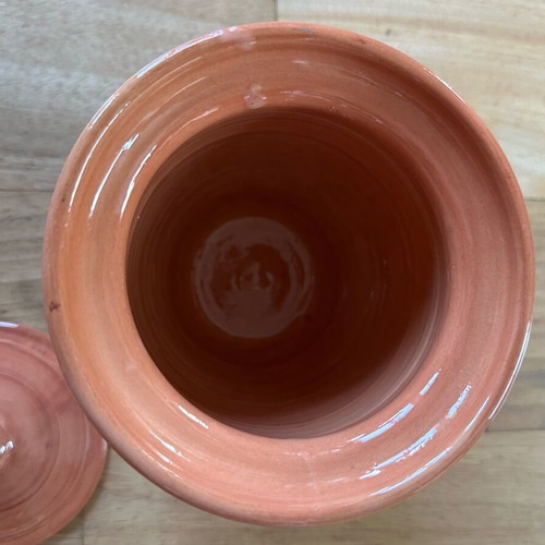 Apostolidis Ceramic Vase with Lid new, 15 cm