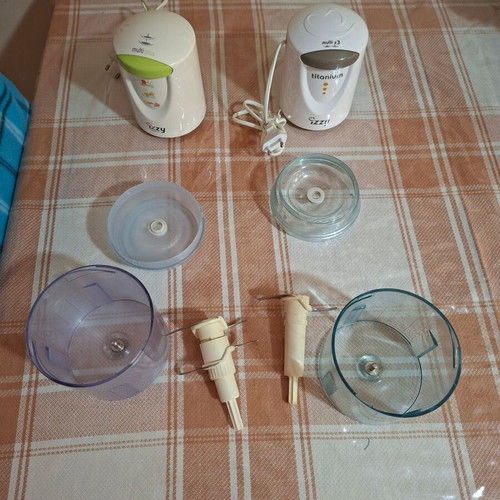 Izzy Multi spare parts with blades and containers used