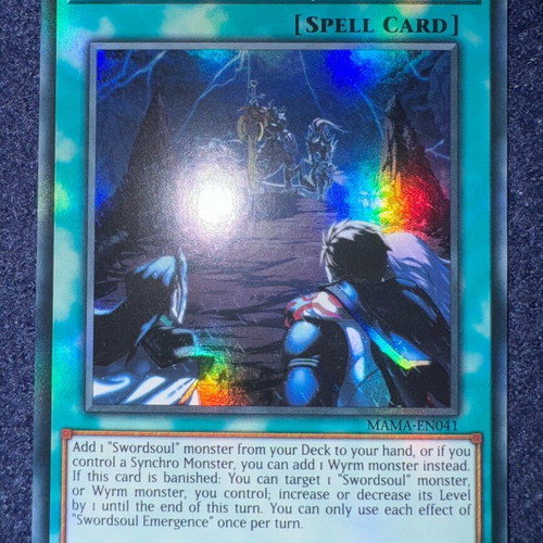 Yu-Gi-Oh Misprint Swordsoul Emergence new
