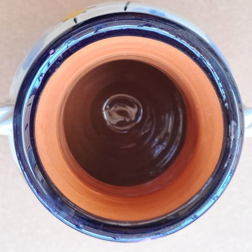 Ceramic amphora new, hand-painted from Antiparos