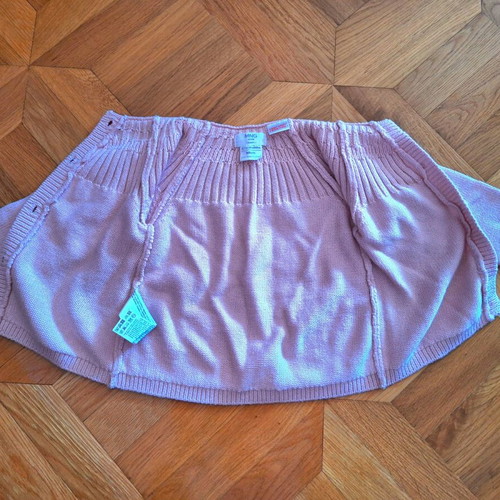 Mango baby cardigan like new, pink, size 80 for 9-12 months