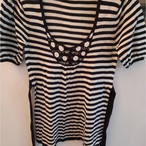Monsoon Fusion women's blouse size S like new, black and white