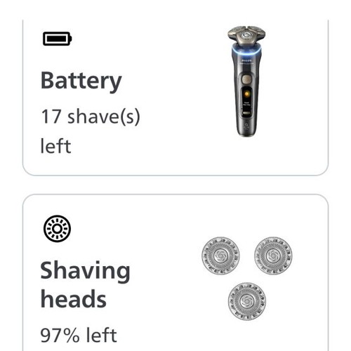 Philips i9000 Prestige XP9402/31 Rechargeable Face Shaver like new