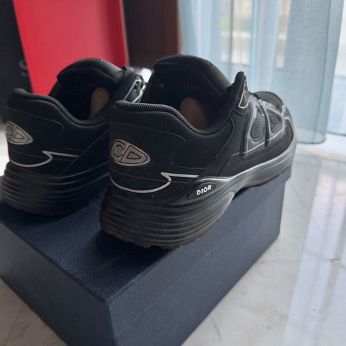 Christian Dior B30 Countdown sneakers used, size 45, black and grey