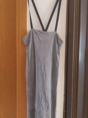 Maternity dress like new, summer, medium, gray, soft fabric