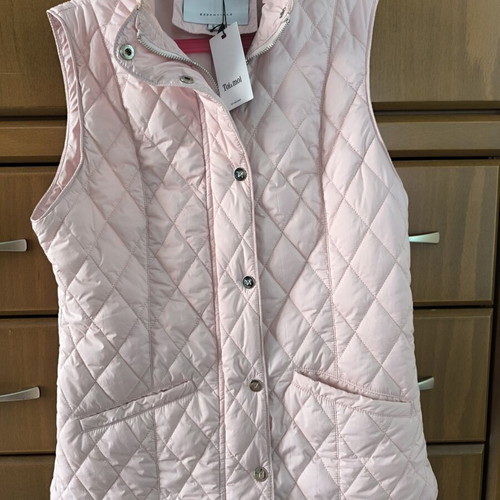 Pink Toi&Moi Vest new, size Small with silver zipper and buttons