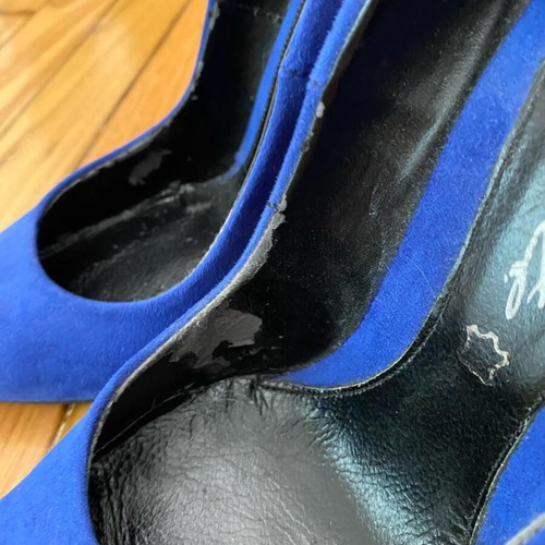 Sante heels blue used, size 39