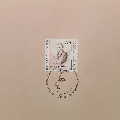 Germany 1997 stamp with Bonn first day cover