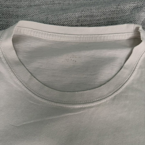 American Eagle short sleeve T-shirt, white and gray, size L