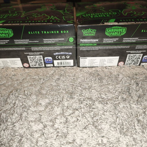 Pokémon Shrouded Fable Elite Trainer Box, set of 2, sealed