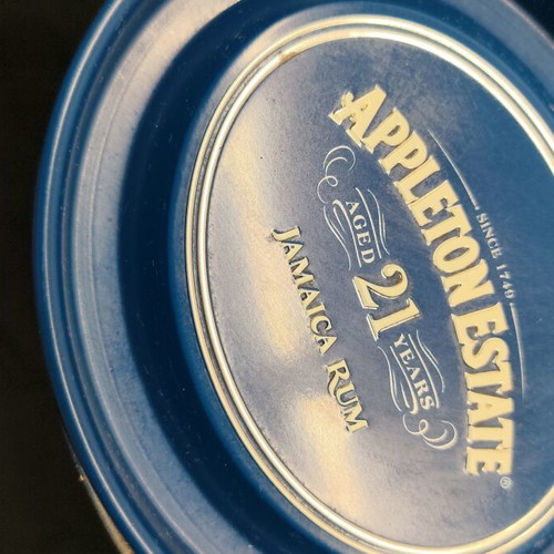 Appleton Estate 21 Years Jamaica Rum Paper Box with Metal Lid