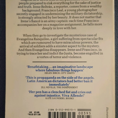 Of Love and Shadows Isabel Allende book like new