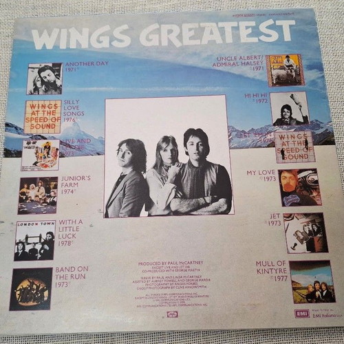 Wings Greatest LP used, rock genre