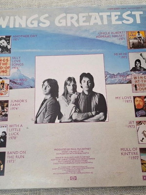 Wings Greatest LP μεταχειρισμένο, ροκ είδος